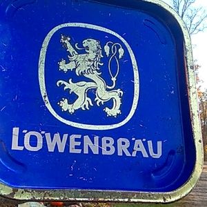 Vintage LOWENBRAU SQUARE Beer Tray